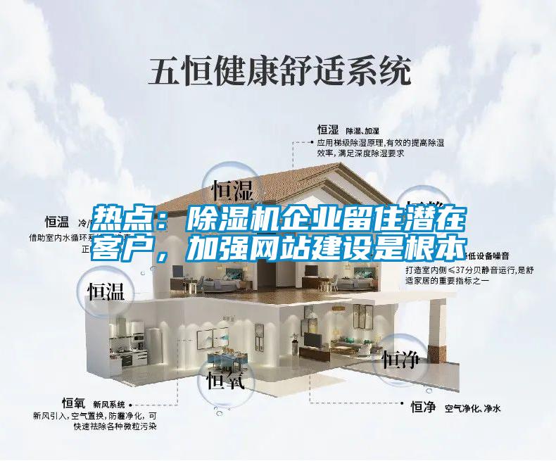 热点：除湿机企业留住潜在客户，加强网站建设是根本