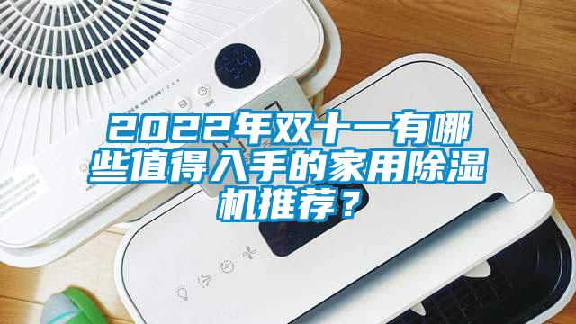 2022年双十一有哪些值得入手的家用除湿机推荐？