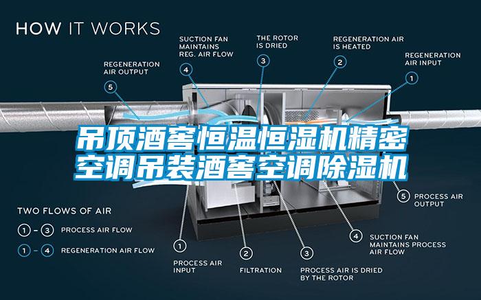 吊顶酒窖恒温恒湿机精密空调吊装酒窖空调除湿机