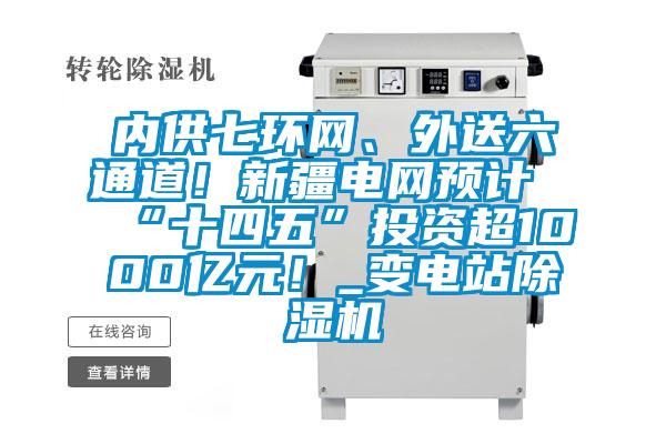 内供七环网、外送六通道！新疆电网预计“十四五”投资超1000亿元！_变电站除湿机