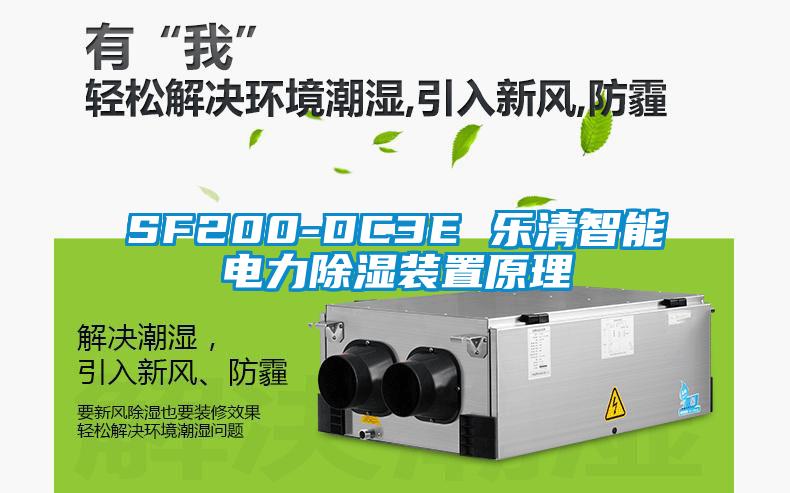 SF200-DC3E 乐清智能电力除湿装置原理