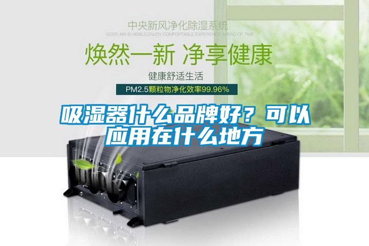 吸湿器什么品牌好？可以应用在什么地方