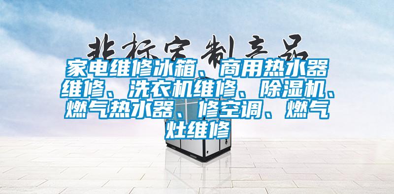 家电维修冰箱、商用热水器维修、洗衣机维修、除湿机、燃气热水器、修空调、燃气灶维修