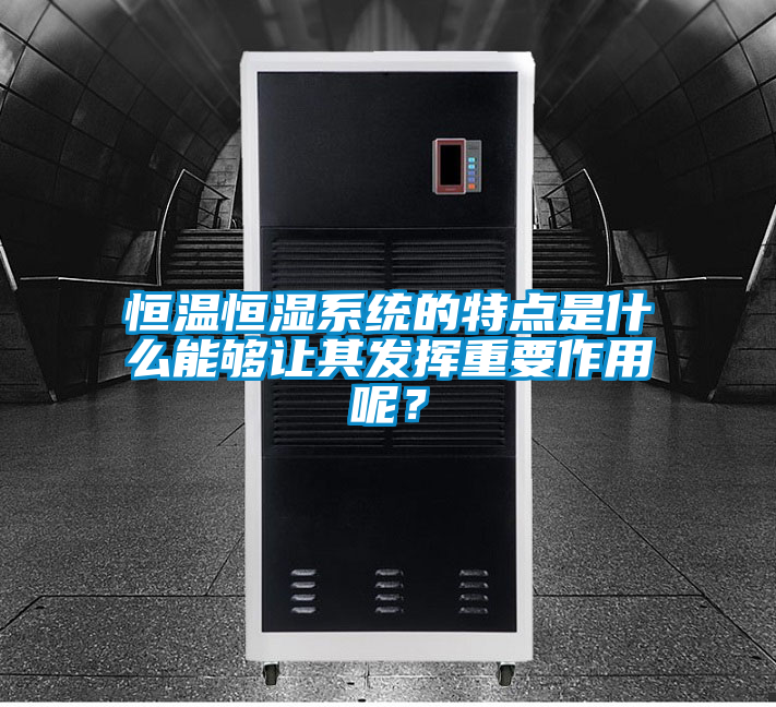 恒温恒湿系统的特点是什么能够让其发挥重要作用呢？