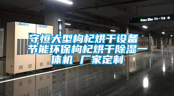 守恒大型枸杞烘干设备 节能环保枸杞烘干除湿一体机 厂家定制