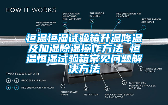 恒温恒湿试验箱升温降温及加湿除湿操作方法 恒温恒湿试验箱常见问题解决方法