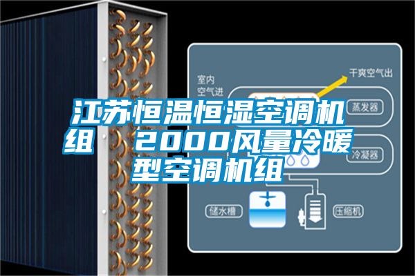 江苏恒温恒湿空调机组  2000风量冷暖型空调机组