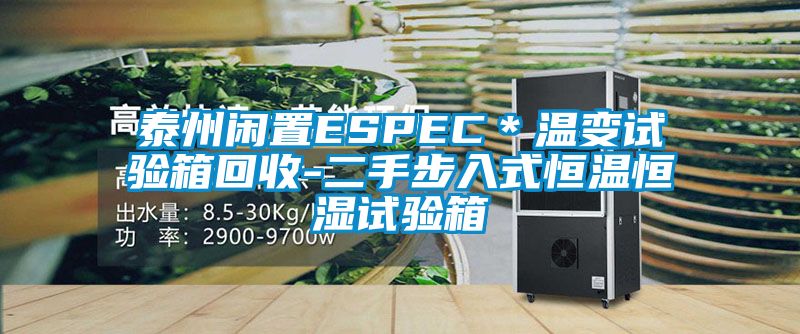 泰州闲置ESPEC＊温变试验箱回收-二手步入式恒温恒湿试验箱