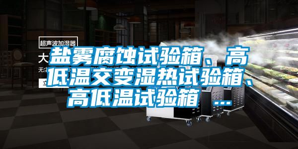 盐雾腐蚀试验箱、高低温交变湿热试验箱、高低温试验箱 ...