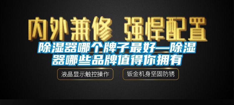 除湿器哪个牌子最好—除湿器哪些品牌值得你拥有