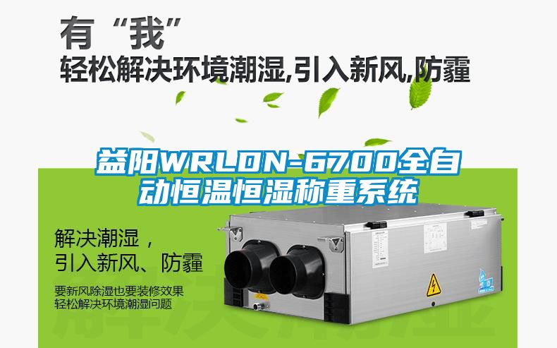 益阳WRLDN-6700全自动恒温恒湿称重系统