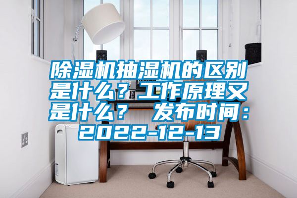 除湿机抽湿机的区别是什么？工作原理又是什么？ 发布时间：2022-12-13