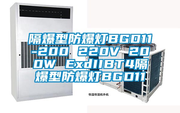 隔爆型防爆灯BGD11-200 220V 200W ExdIIBT4隔爆型防爆灯BGD11