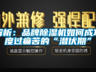 常见问题解析：品牌除湿机如何成功度过痛苦的“潜伏期”