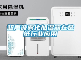 企业新闻超声波雾化加湿器在造纸行业应用