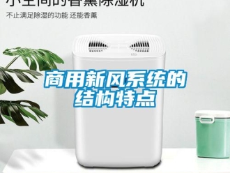 知识百科商用新风系统的结构特点