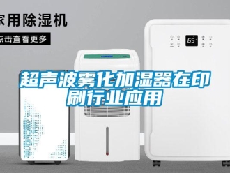 企业新闻超声波雾化加湿器在印刷行业应用