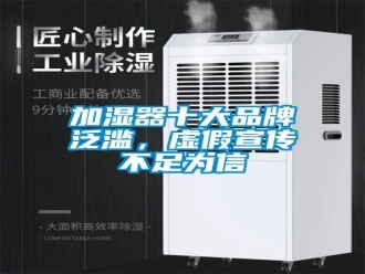 行业新闻加湿器十大品牌泛滥，虚假宣传不足为信