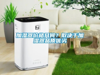 行业新闻加湿器价格几何？取决于加湿器品质优劣