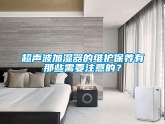 企业新闻超声波加湿器的维护保养有那些需要注意的？